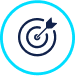 Target with bullseye icon.